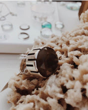 Load image into Gallery viewer, Smoky Quartz Birthstone Ring