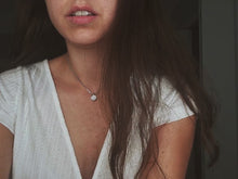 Load image into Gallery viewer, Silver Diamond Necklace