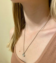 Load image into Gallery viewer, Silver Diamond Necklace
