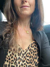 Load image into Gallery viewer, Golden Four Leaf Clover Necklace