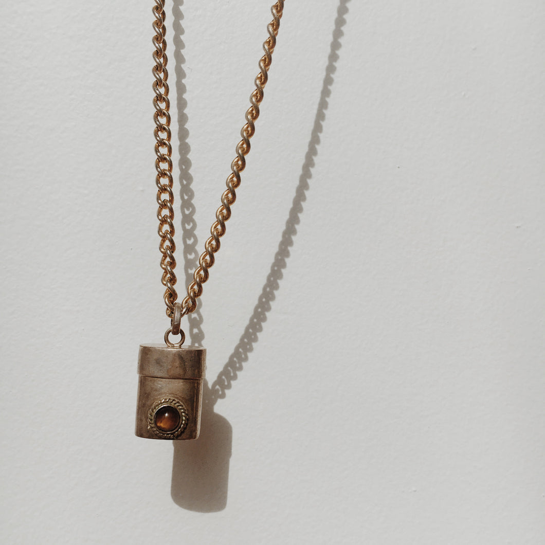 Golden Love Capsule Necklace