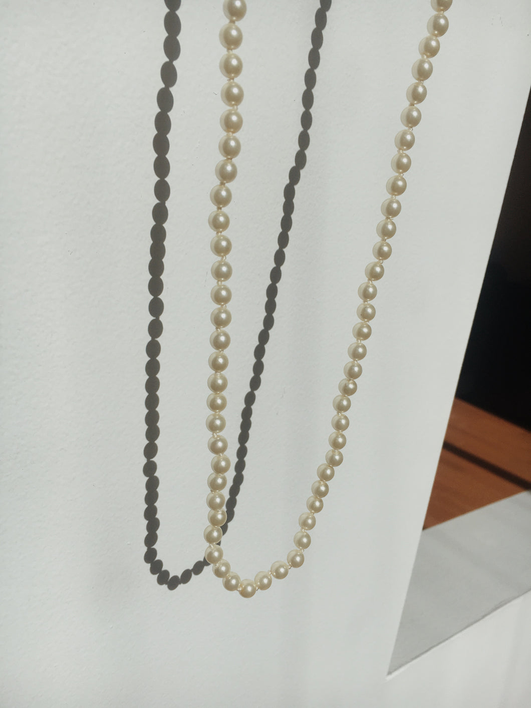 Wrap-Around Pearl Necklace