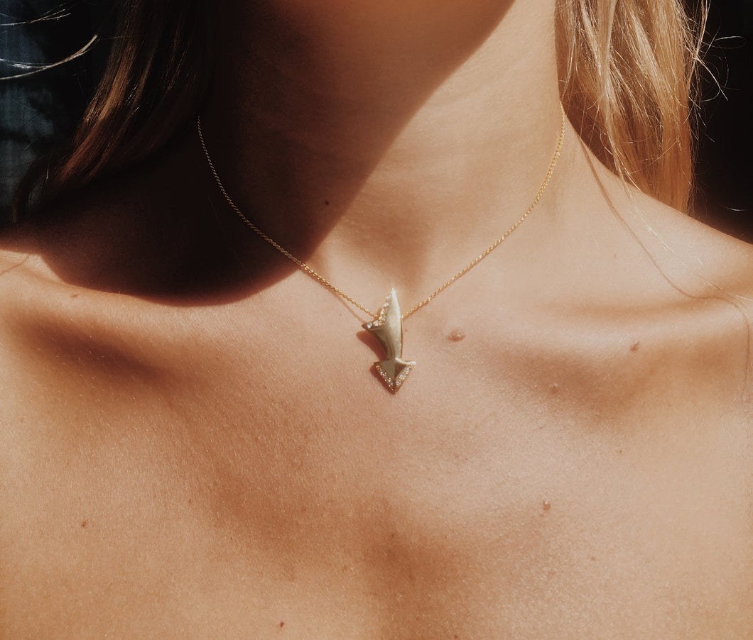 Golden Arrow Necklace