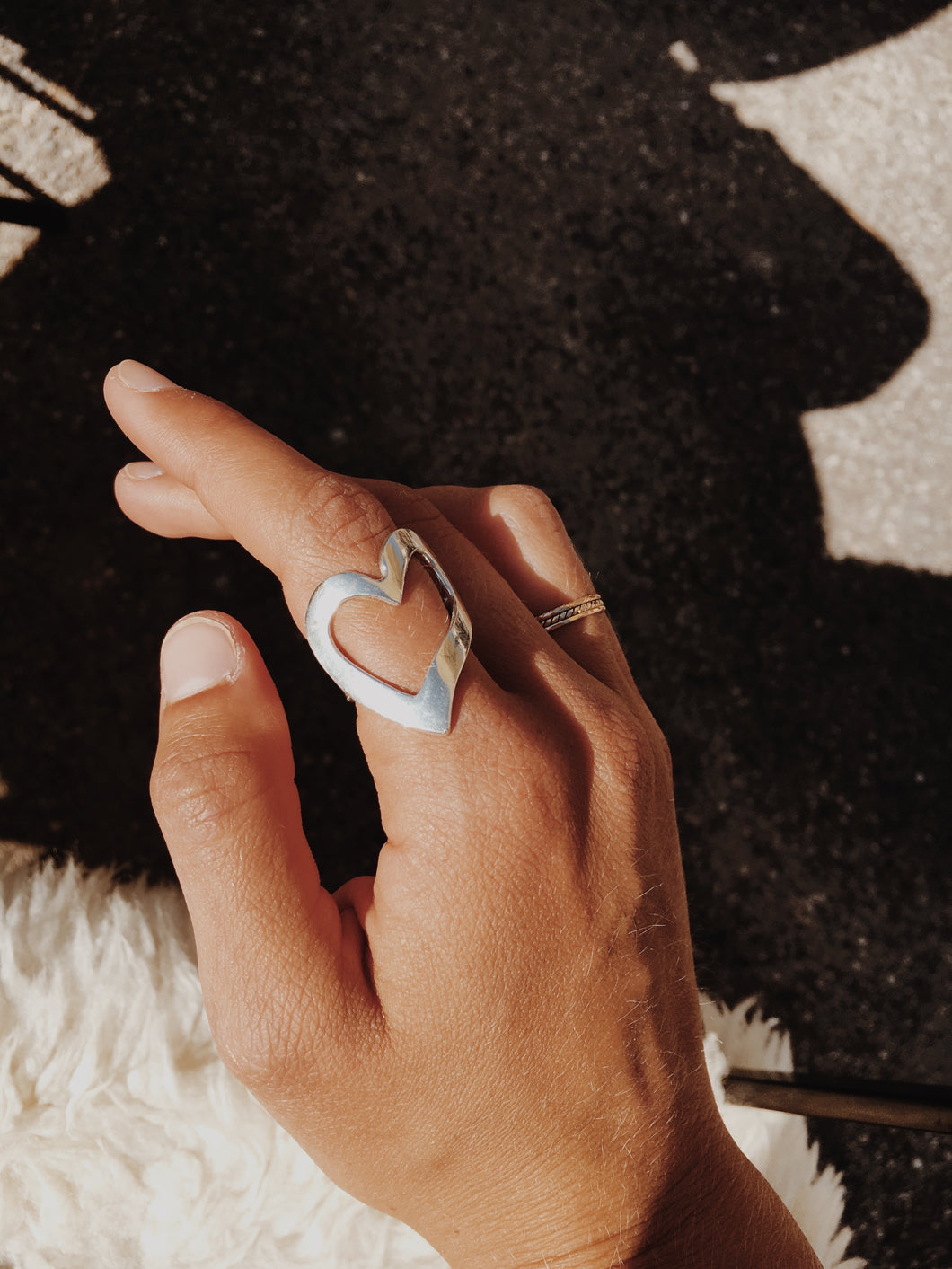 Sterling Silver Heart Ring