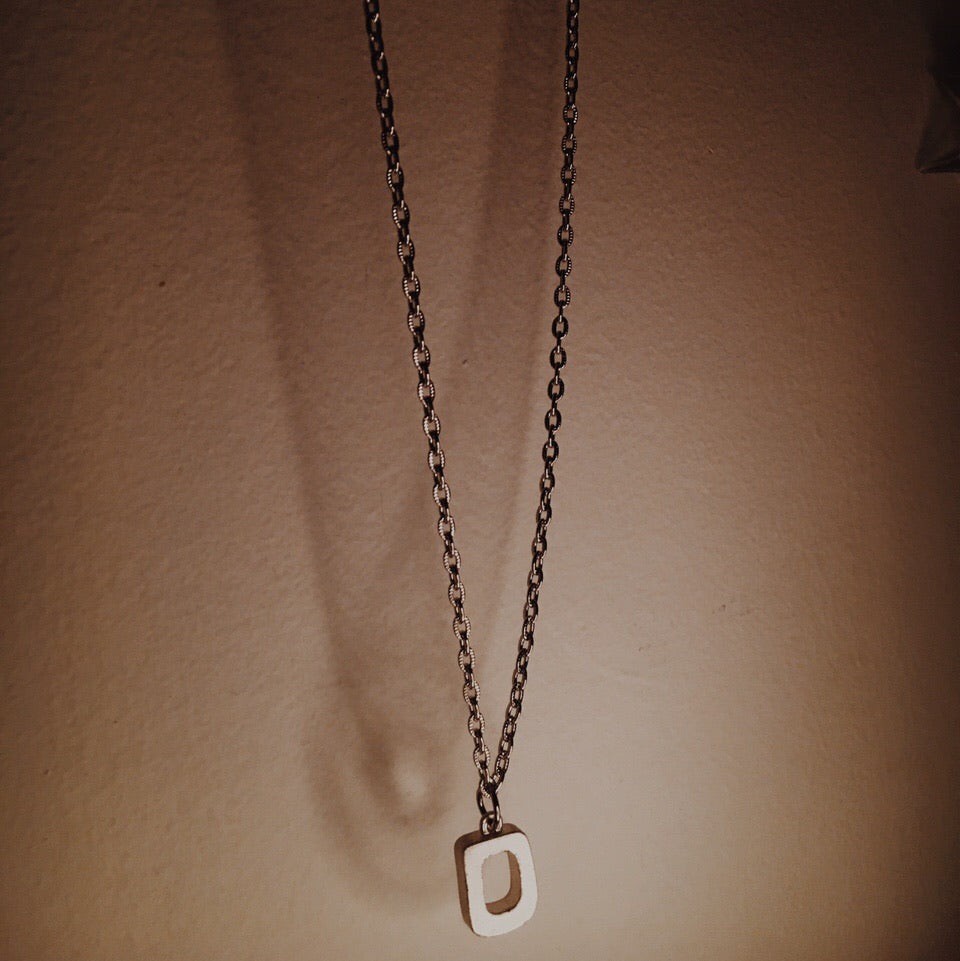 Sterling Silver Staple Necklace