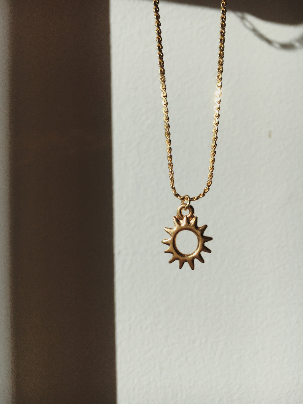 Golden Sun Necklace