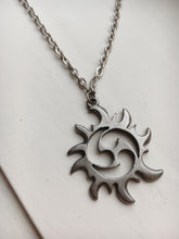 Load image into Gallery viewer, Silver Sun Necklace
