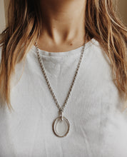 Load image into Gallery viewer, Oval Stone Necklace
