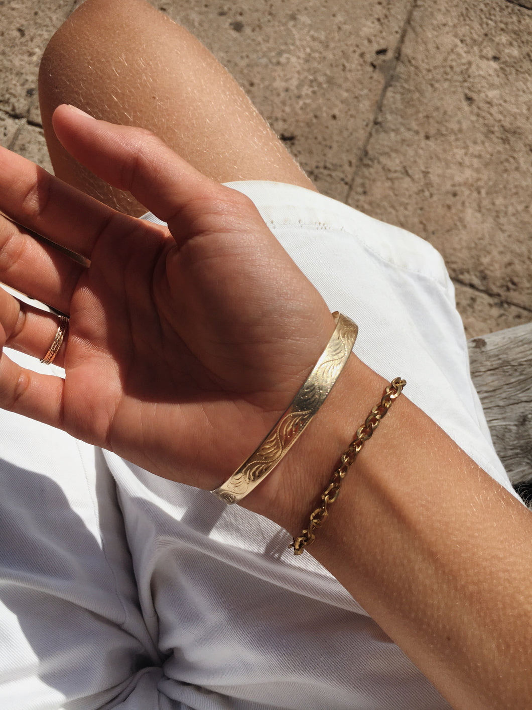 Circles of Gold Bracelet