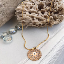 Load image into Gallery viewer, Black-eyed Susan Necklace
