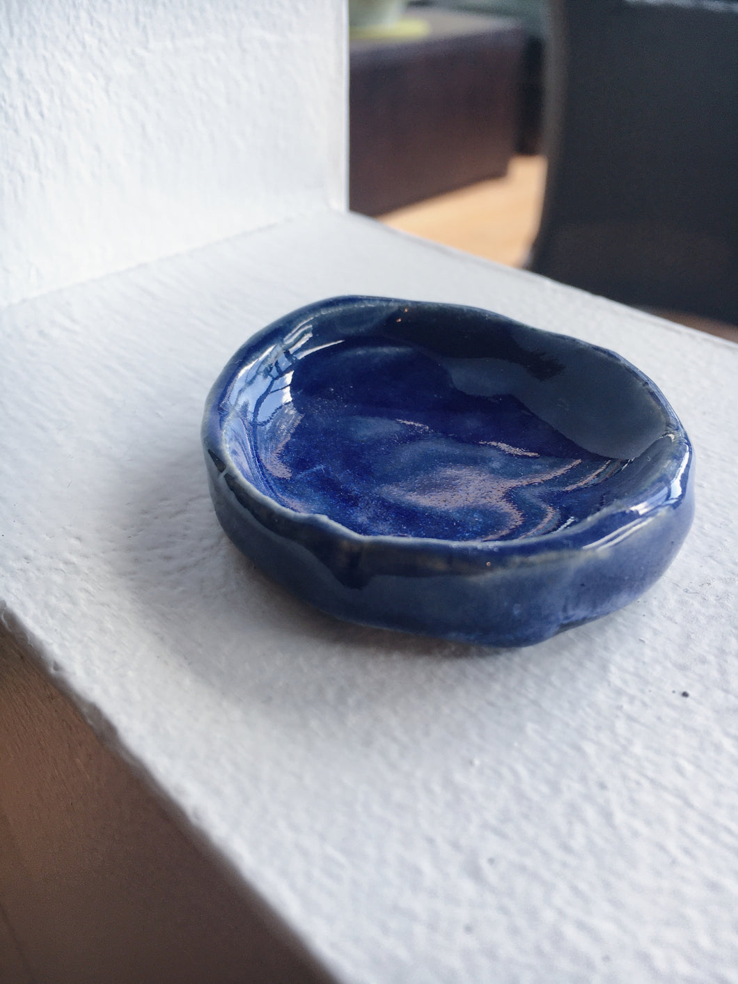 Deep Blue Jewelry Dish